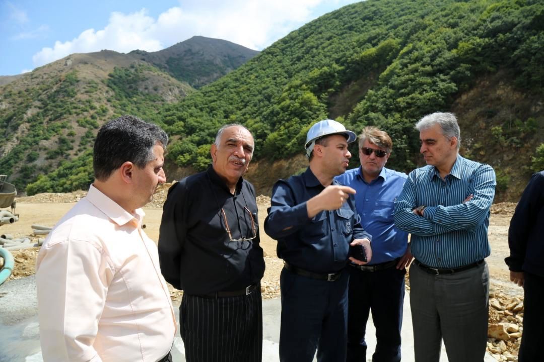 بازدید مدیر عامل مس از کارخانه اهر