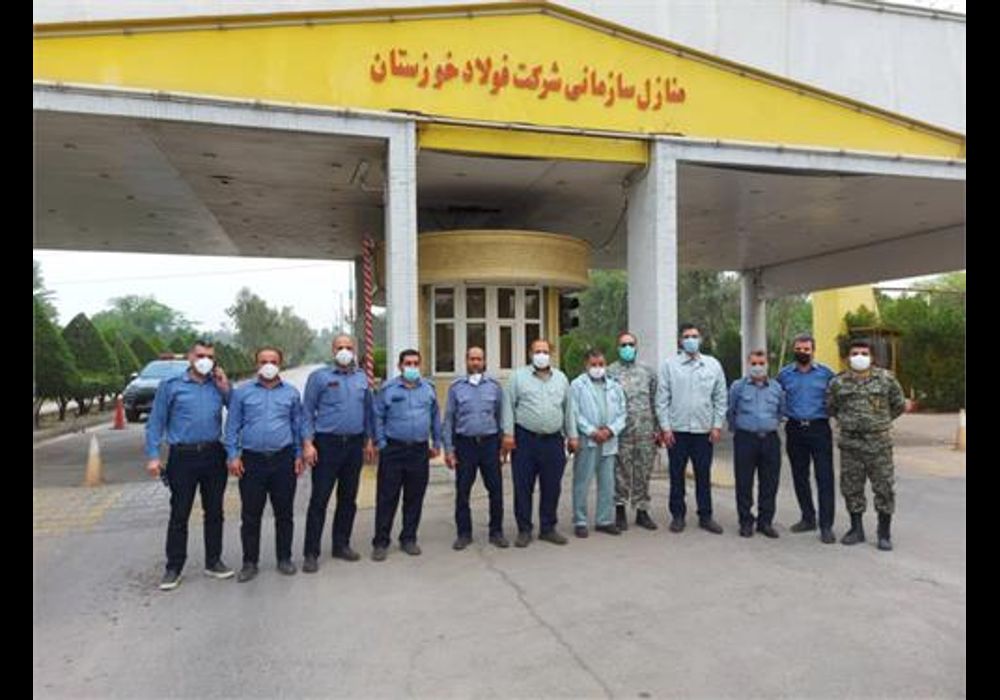 گشت-زنی-در-محوطه-اطراف-شرکت-فولاد-خوزستان
