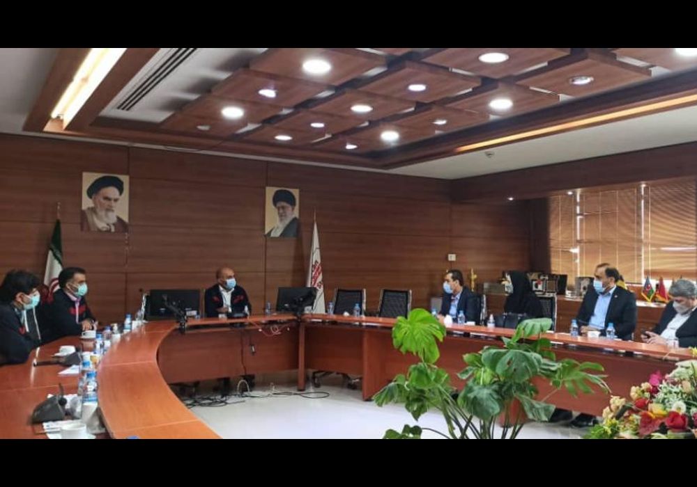 جلسه فولاد اکسین با مدیریت بانک تجارت