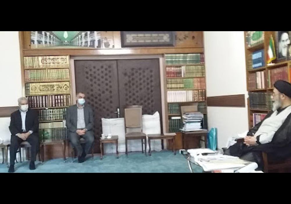 ديدارمدير عامل مجتمع فولاد صنعت بناب با نماينده ولي فقيه در استان آذربايجان شرقي