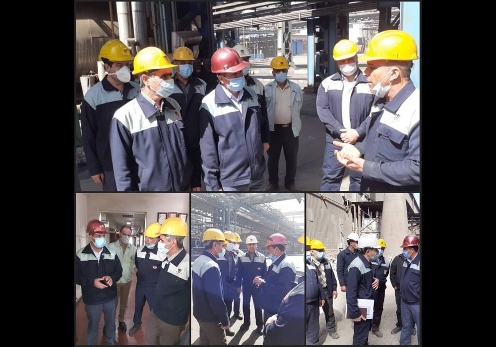 بازدیدهای مهندس رخصتی از خط تولید ذوب آهن