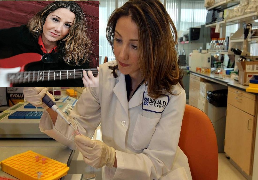 CAMBRIDGE, MA - MAY 13: Pardis Sabeti, a musician, world-class evolutionary geneticist working at MIT, a Harvard Medical School graduate and a Harvard professor. (Photo by David L Ryan/The Boston Globe via Getty Images)