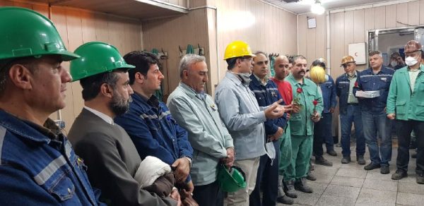 دیدار با کارگران فولاد خوزستان