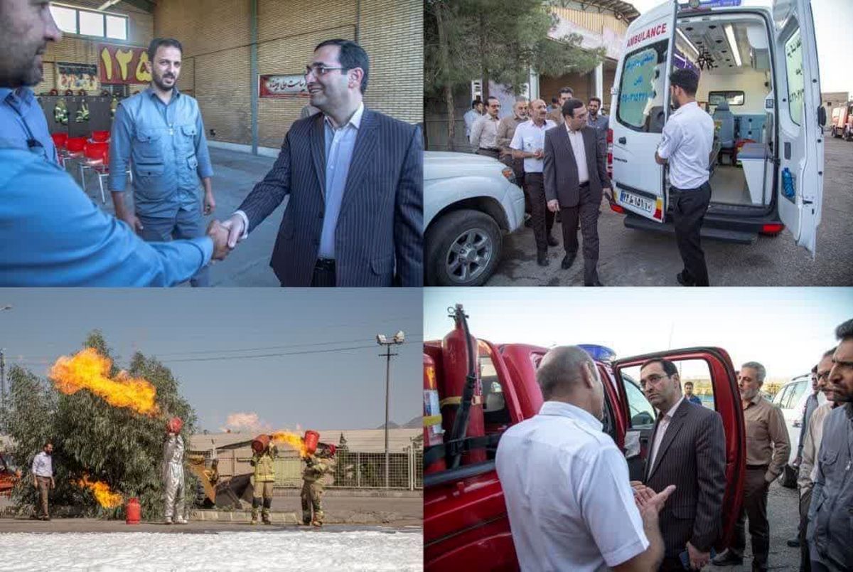 روز آتش نشان در چادرملو