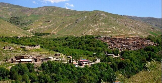 گردو و آلو روستای ملحمدره