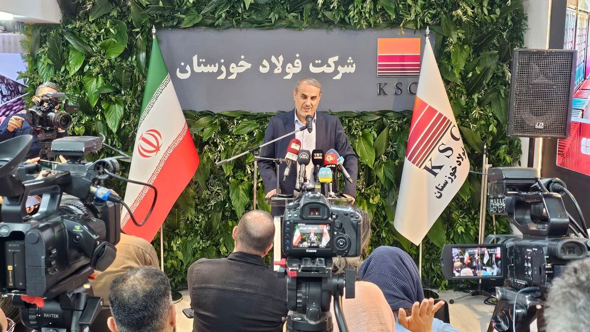 نشست خبری مدیر فولاد خوزستان