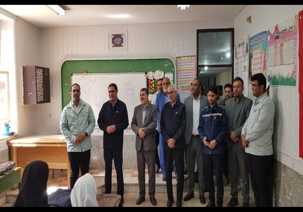مدارس-مناطق-کم-برخوردار و فولاد خوزستان