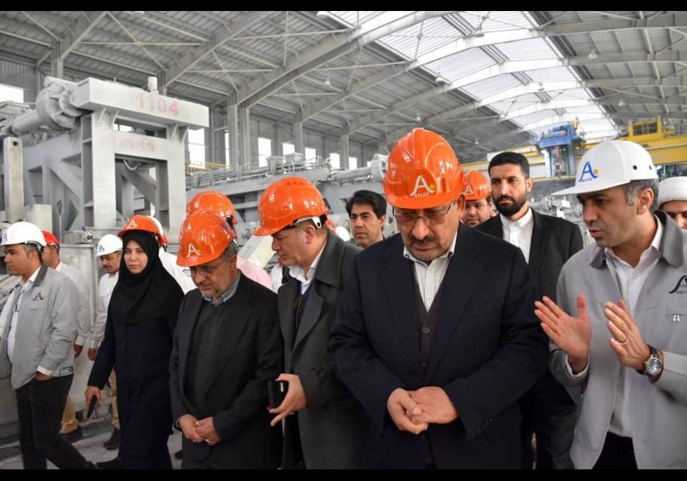 بازدید وزیر صمت از آلومینیوم جنوب