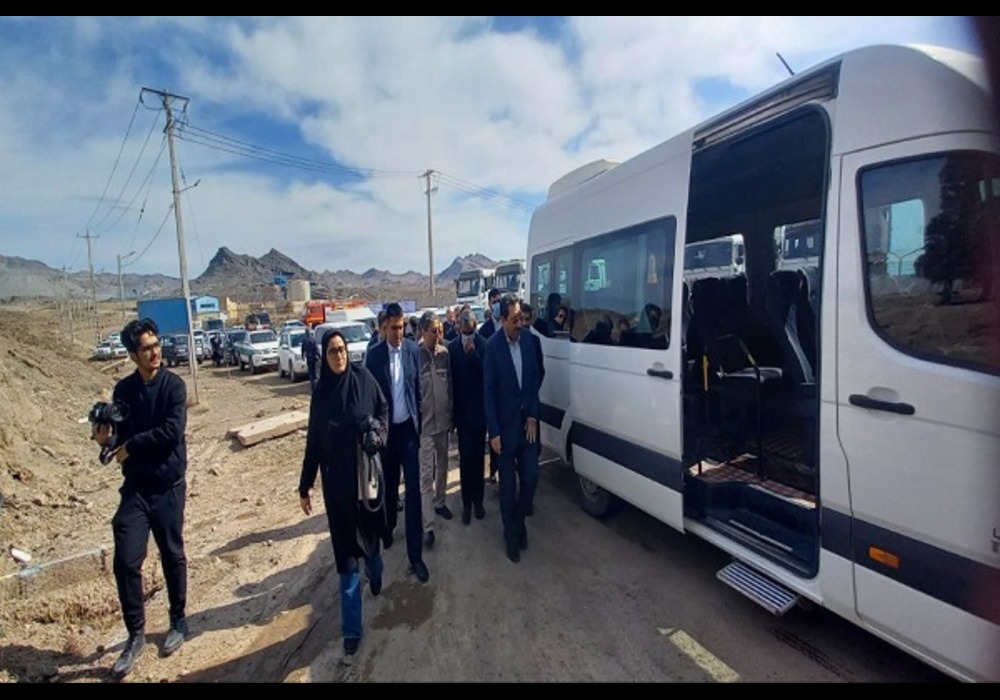 بازدید وزیر صمت از معدن سنگان