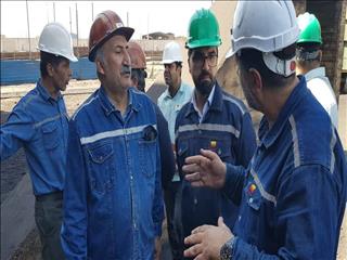 بازدید مرتضی خاکبازان فولاد خوزستان
