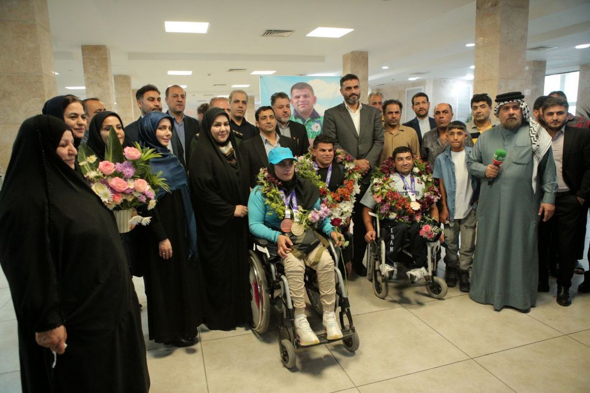 استقبال از قهرمان پرتاب نیزه