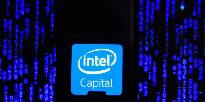 KRAKOW, POLAND - 2018/09/19:  In this photo illustration, the Intel Capital logo is seen displayed on an Android mobile phone. (Photo Illustration by Omar Marques/SOPA Images/LightRocket via Getty Images)
