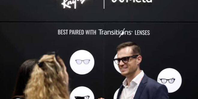 سرمایه گذاری برند متا در عینک های ری بن